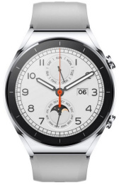 Смарт-часы Xiaomi Watch S1 GL, 46мм, 1.43", серебристый [bhr5560gl]