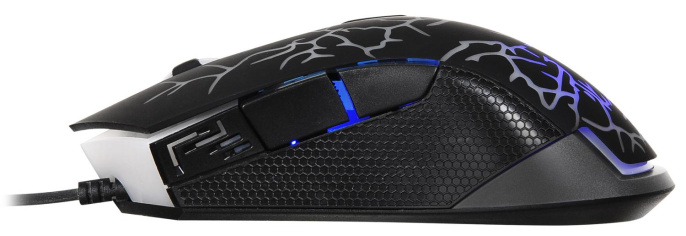 Мышь проводная SunWind SW-M705G, игровая, оптическая, USB, 3600dpi, черный [1422391]