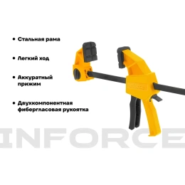 Быстрозажимная струбцина 60х450мм Inforce 06-03-35