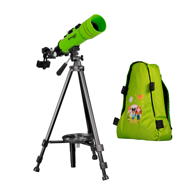 Телескоп BRESSER JUNIOR 70/400 в зеленом рюкзаке 8850610B4K000