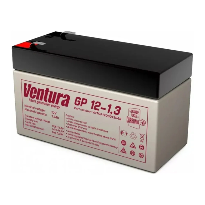 Аккумуляторная батарея 12 В, 1.3 Ач Ventura GP 12-1,3