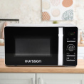 Микроволновая печь Oursson MD2033/WH, 700Вт, 20л, белый /черный