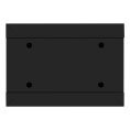 Шкаф телекоммуникационный 10" настенный 4U ExeGate EC-WM-4U.310.G.BLACK (10”, 4U, 330x310x230mm (ШхГхВ), передняя дверь закаленное стекло, пыле- и влагозащита IP23, черный RAL 9004) EX300248RUS