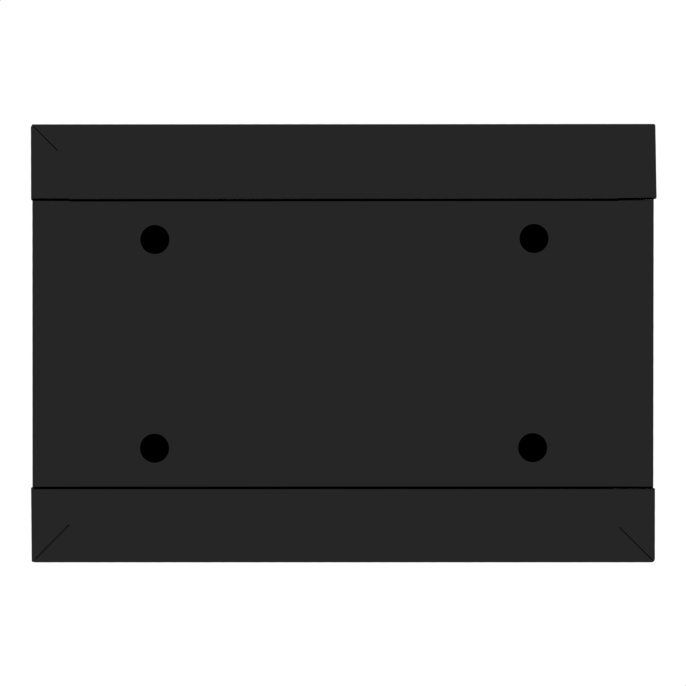 Шкаф телекоммуникационный 10" настенный 4U ExeGate EC-WM-4U.310.G.BLACK (10”, 4U, 330x310x230mm (ШхГхВ), передняя дверь закаленное стекло, пыле- и влагозащита IP23, черный RAL 9004) EX300248RUS