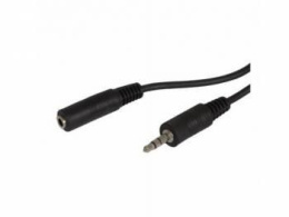Кабель аудио NingBo Jack 3.5 m - Jack 3.5 f , 2м, черный [jaac003-2]