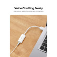 Внешняя звуковая карта UGREEN US206 30712 USB A Male to 3.5 mm Aux Cable. Цвет: белый 30712_