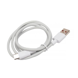 Cablexpert Кабель USB2.0, AM/Type-C, 6A, 66Вт, QC3.0, медь, 1м, белый, пакет CC-USB2-AMCM-66W-1M-W