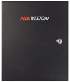 Контроллер доступа Hikvision DS-K2804 на 4 двери, хранилище: 10000 карт, 50000 событий; uplink интерфейсы: TCP/IP; интерфейсы считывателей: 4 входа Wiegand; тревожные вход/выход 12/8; DC12В; 100Вт
