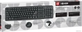 Клавиатура Defender HB-420 Black USB 107КЛ 45420 стандартная для ПК, интерфейс подключения - USB, цвет черный