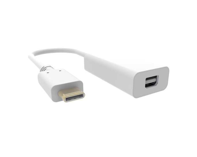 Адаптер Buro USB Type-C m - miniDisplayPort f , белый [bhp ret tpc_mdp]