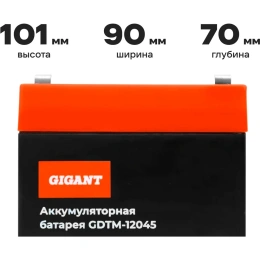 Аккумуляторная батарея Gigant GDTM-12045