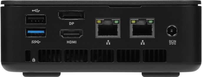 Неттоп IRU Planio 325 Ryzen 5 3500U 2.1 8Gb SSD256Gb Vega 8 без ОС GbitEth WiFi BT 65W черный RUS 2180213