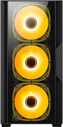 Корпус mATX BLOODY CC-123, Mini-Tower, без БП, черный [cc-123-bk]