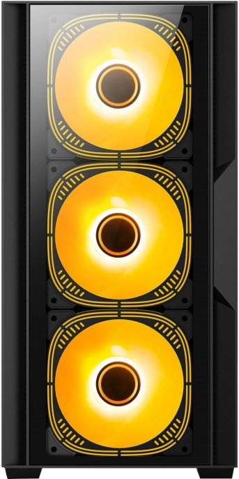 Корпус mATX BLOODY CC-123, Mini-Tower, без БП, черный [cc-123-bk]