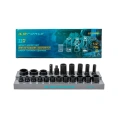 Головки ударные 6-гранные 1/2" DR, 22 предмета iLOFORCE IF-50221MPB(57096)
