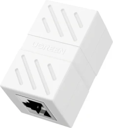 Адаптер-удлинитель для сетевого кабеля UGREEN NW114 20311 RJ 45 Network Keystone Jack In-Line Coupler Female to Female. В комплекте 1 шт. Цвет: белый