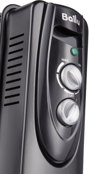 Радиатор масляный Ballu Classic Black BOH/CL-09BRN 2000Вт черный/серый