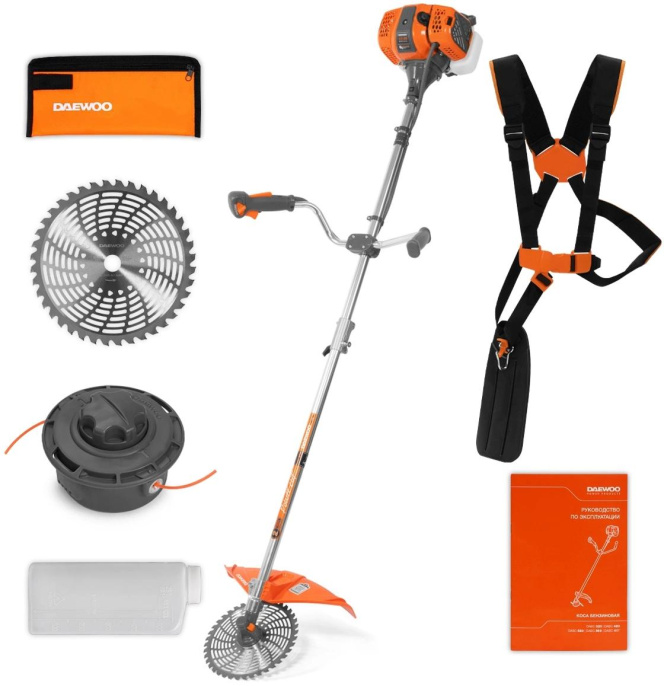 Триммер бензиновый Daewoo DABC 420 2л.с. разбор.штан. реж.эл.:леска/нож
