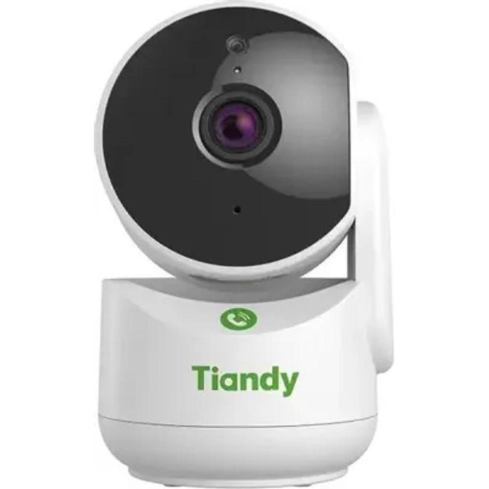 Tiandy TC-H332A Spec:I2W/WIFI/Eu/4mm компактная поворотная домашняя, 3Мп, 2304х1296@20к/c, DWDR, цвет: 0.02лк, S+265, H.265 HP , S+264, H.264 HP, MP, BP , объектив 4мм, встроенные микрофон и динамик,
