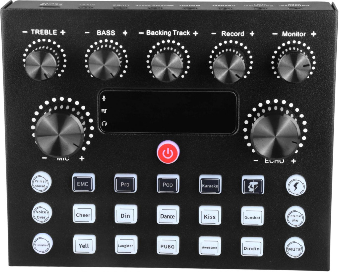 Микрофон проводной Оклик SM-600G 2.5м черный 1796784