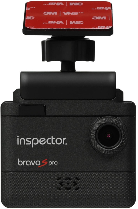 Видеорегистратор с радар-детектором Inspector BRAVO S PRO черный 2Mpix 1080x1920 1080p 140гр. GPS iCatch SPCA6350M