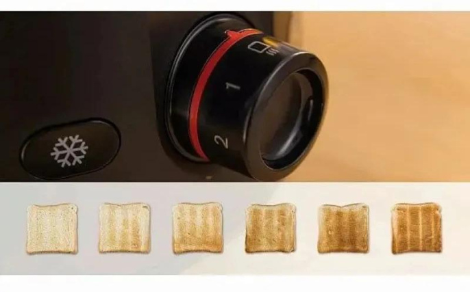 Тостер Bosch TAT2M123 950Вт черный