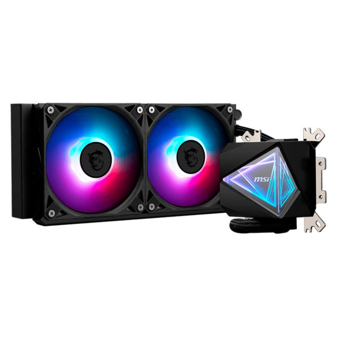 Жидкостная система охлаждения MSI MAG CORELIQUID I240 2x ARGB Gen2 Fan, ARGB Gen2 Block, Color Box 306-7ZW7A11-C24 / 306-7ZW7E11-C24