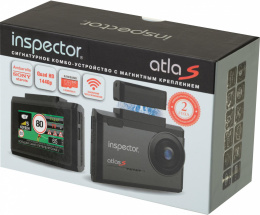 Видеорегистратор с радар-детектором Inspector AtlaS, GPS, ГЛОНАСС