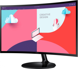 Монитор Samsung 27" Essential S3 S27C360EAI Curved VA LED 16:9 1920x1080x75Hz 5ms 250cd 3000:1 178/178 D-SUB; HDMI Tilt VESA Black LS27C360EAIXCI
