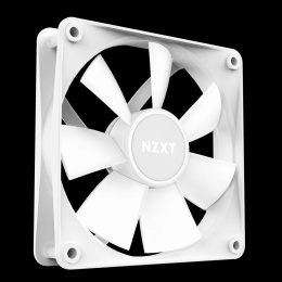 Кулер для корпуса ПК/ Case Cooler NZXT F140 RGB Core Twin Pack 140x140x25mm, 4-pin PWM, RGB, 89.48CFM, 32.5dBA, 1800RPM, White, 2pcs RF-C14DF-W1