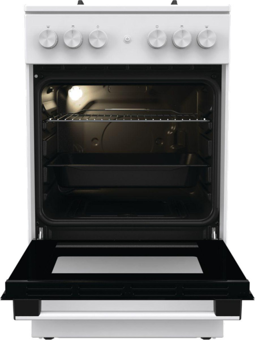 Плита Газовая Gorenje GG5A11WF белый без крышки реш.чугун