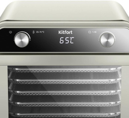 Сушка для фруктов и овощей Kitfort КТ-4951 15под. 500Вт бежевый