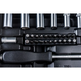 Набор автомобильного инструмента Gigant 143 предмета, Сталь Cr-V, GAS 143