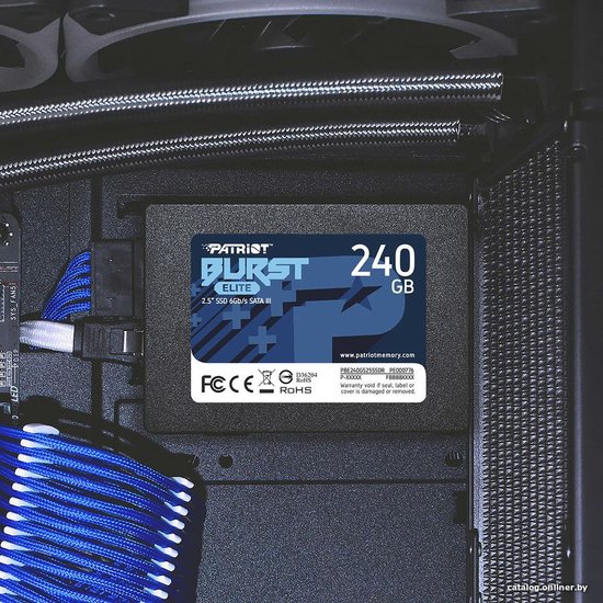 Накопитель SSD Patriot SATA-III 240GB PBE240GS25SSDR Burst Elite 2.5"