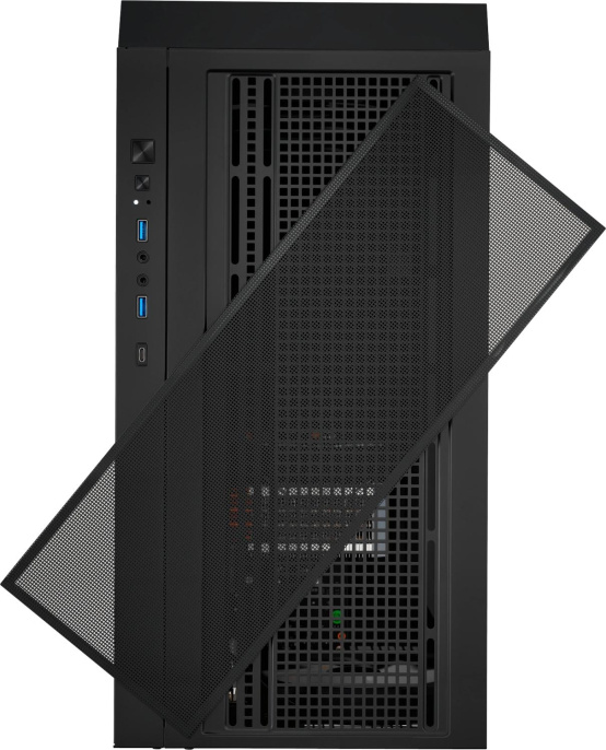 Компьютер OSIO CyberLine C59i Intel Core i5 12400F,  DDR4 16ГБ, 1ТБ SSD, NVIDIA GeForce RTX 3050 - 6 ГБ,  без операционной системы,  черный [с59i-001b]