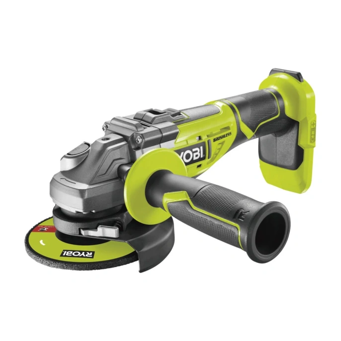 Углошлифмашина бесщеточная Ryobi ONE+ R18AG7-0  без аккумулятора в комплекте 5133002852