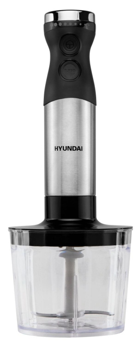 Блендер погружной Hyundai HYB-H3824 800Вт серебристый/черный