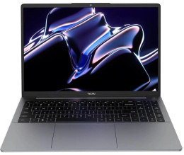 Ноутбук TECNO MegaBook K16SDA AMD Ryzen 5 7430U/16Gb (2*8 D4)/SSD512Gb/16"/IPS/WUXGA/1920x1200/60Hz/Win11/RJ-45/Grey/1.75kg