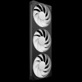Кулер для корпуса ПК/ Case Cooler NZXT F360 RGB Core 120x120x25mm, 4-pin PWM, RGB, 75.12CFM, 30dBA, 2400RPM, Black, Single-Frame RGB Fan Unit (RF-U36HF-B1)