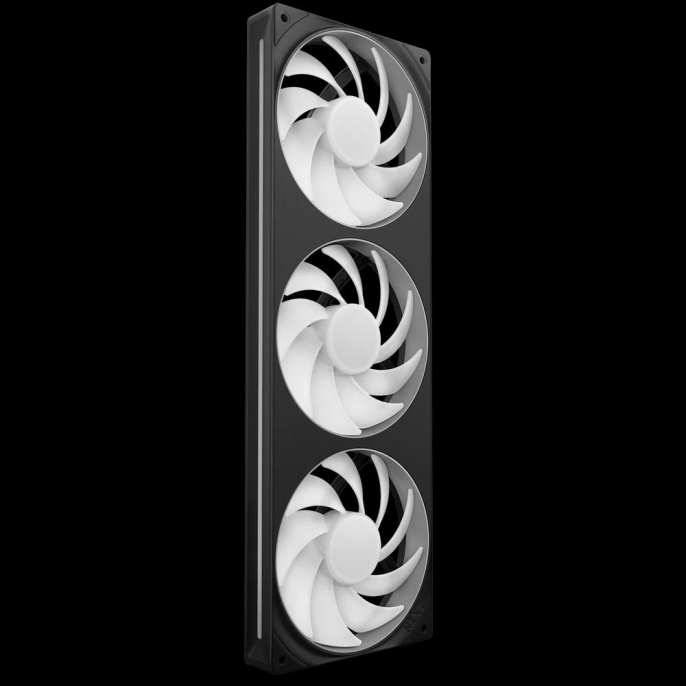 Кулер для корпуса ПК/ Case Cooler NZXT F360 RGB Core 120x120x25mm, 4-pin PWM, RGB, 75.12CFM, 30dBA, 2400RPM, Black, Single-Frame RGB Fan Unit (RF-U36HF-B1)