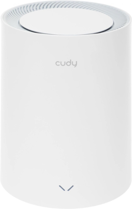 Бесшовный Mesh роутер CUDY M1800, Wi-Fi 6, AX1800, 2.4/5ГГц, 1 LAN, белый [m1800 1-pack ]