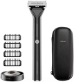 Бритва Dreame SwiftBlade Shaver Black AG01A щеточный мотор с частотой вращения 7000 об/мин, лезвие - тройная сетка из японской стали, время работы аккумулятора 90 мин, степень