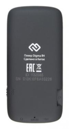 MP3 плеер Digma B4 flash, 8ГБ, черный