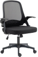 Кресло Cactus CS-MC212-BK, ткань, до 100кг, топ-ган, откидные подлокотники,  черный
