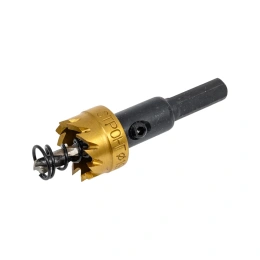 Коронка по металлу цилиндрическая СТК-058 GOLD 19 мм, HSS Strong стк-05800019
