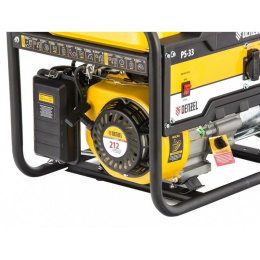 Denzel Генератор бензиновый PS-33, 3,3 кВт, 230В, 15л, ручной стартер [946834]