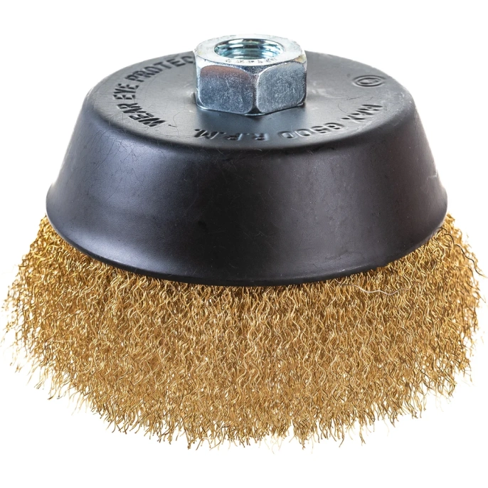 Кордщетка чашеобразная латунная для УШМ, 125 мм ROCKFORCE RF-BWC005 29073 RF-BWC005 29073