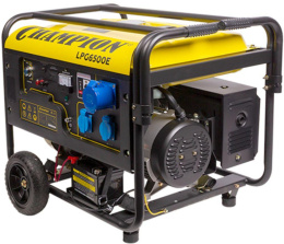 Гибридный генератор CHAMPION LPG6500E, 220/12 В, 5.5кВт, с АКБ