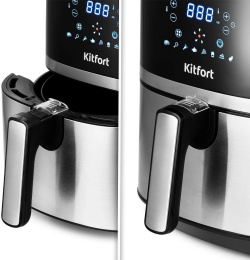 Аэрогриль Kitfort КТ-2221 3.3л 1500Вт черный/серебристый