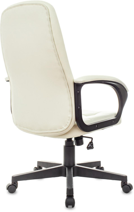 Кресло руководителя Бюрократ CH 002, экокожа, до 120кг, слоновая кость